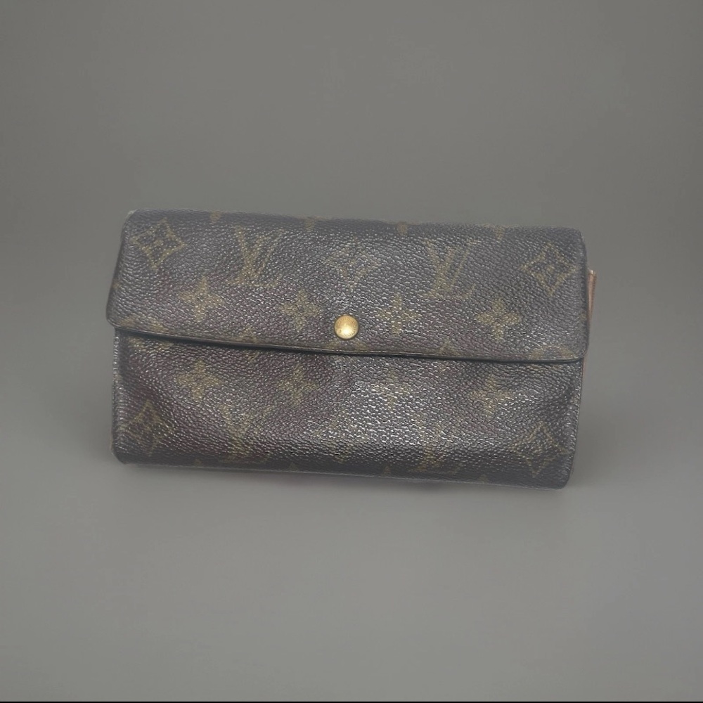Louis Vuitton Monogram Snap Wallet - Brown/Gold CA0934